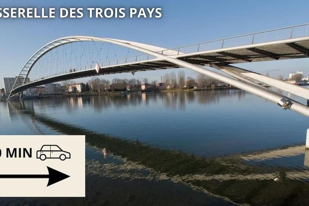 Apartmán Le Spot, Proche Euroairport Saint-Louis  Exteriér fotografie